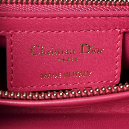 Christian Dior Tweed Medium Lady Dior Pink Multicolor 6 of 10