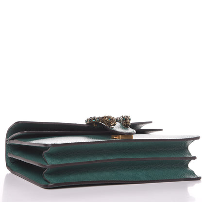 Gucci Pebbled Calfskin Small Dionysus Shoulder Bag Emerald 4 of 8
