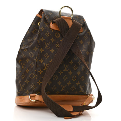 Louis Vuitton Monogram Montsouris GM Backpack 3 of 10