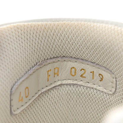 Louis Vuitton Calfskin Time Out New Wave Sneakers 40 White 9 of 11
