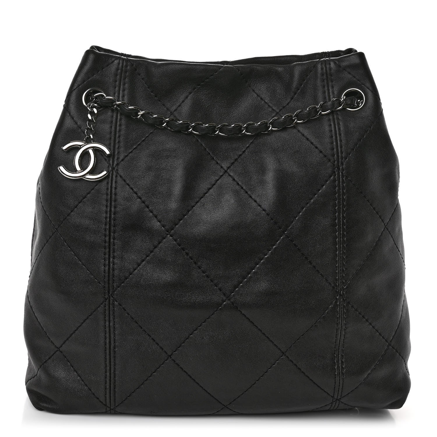 Chanel Lambskin Quilted Small Soft Touch Shoulder Bag Black 1 of 10