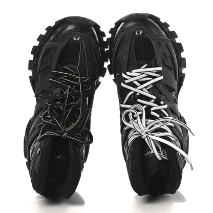 Balenciaga Mesh Nylon Mens Track Hike Sneakers 42 Black 2 of 10