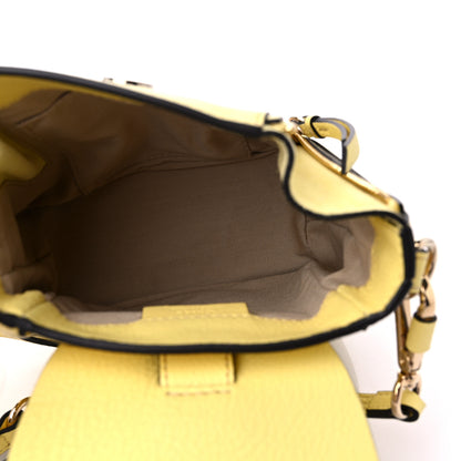Chloe Suede Calfskin Mini Faye Backpack Lemonade 5 of 12