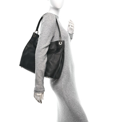 Prada Vitello Daino Hobo Black 2 of 9