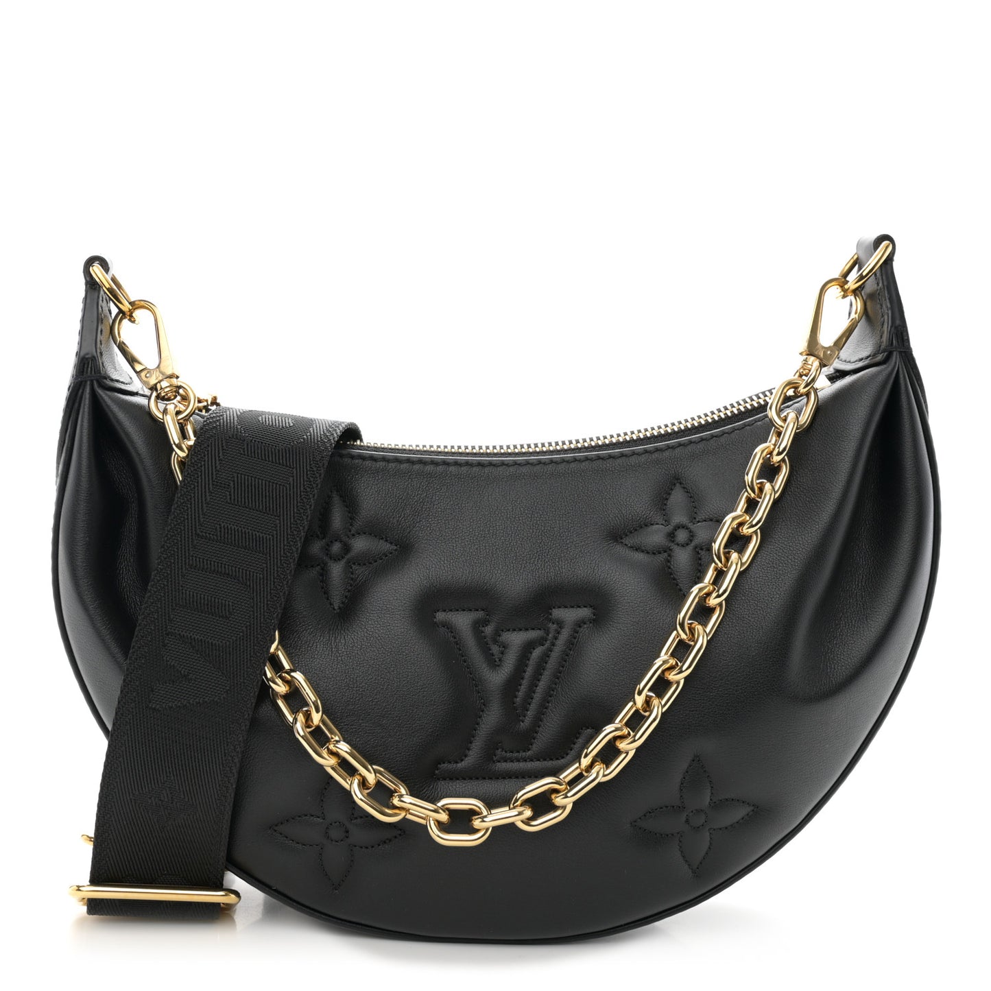 Calfskin Bubblegram Over The Moon Black