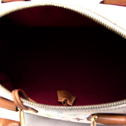 Louis Vuitton Monogram Multicolor Speedy 30 White 3 of 9