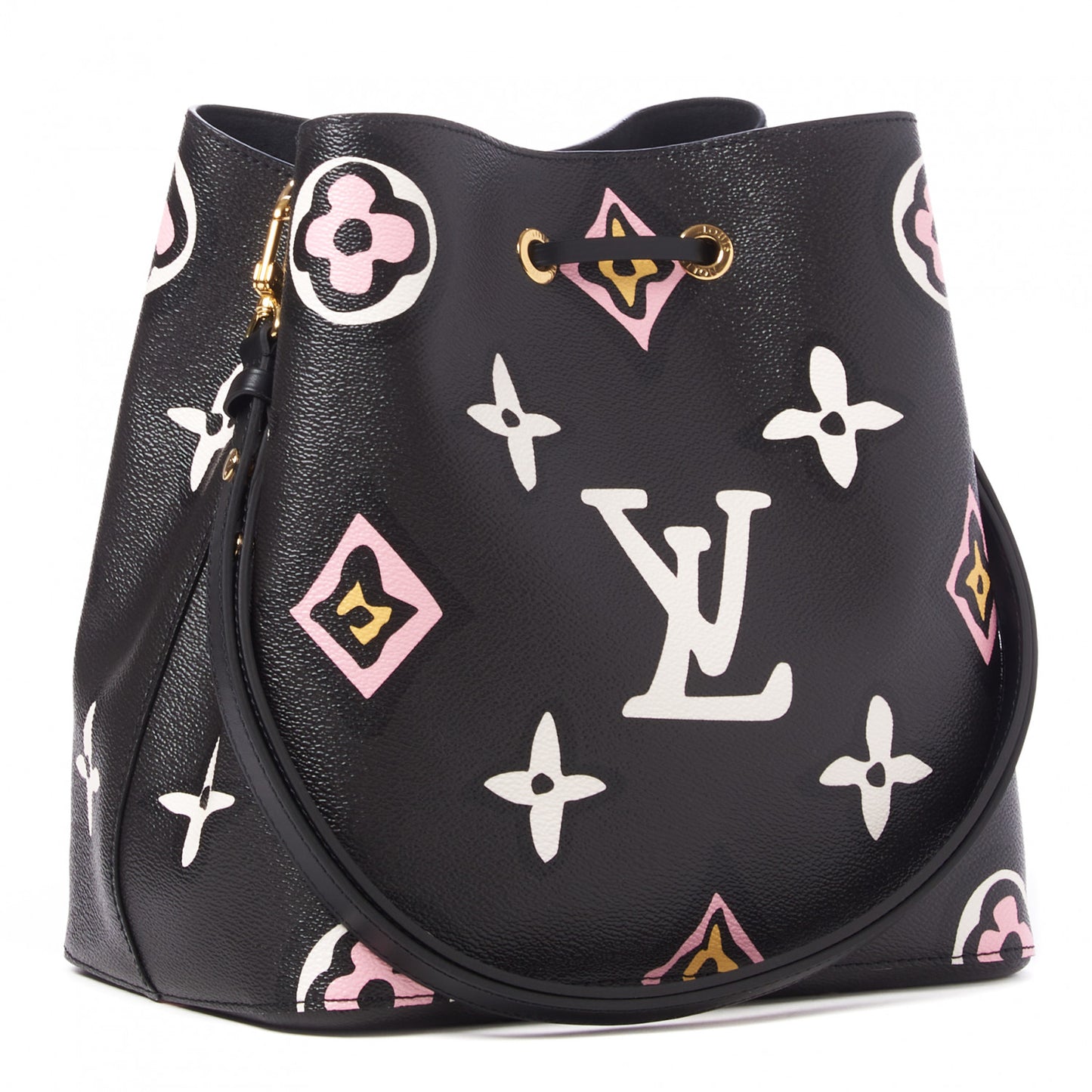 Monogram Giant Wild At Heart Neonoe MM Black