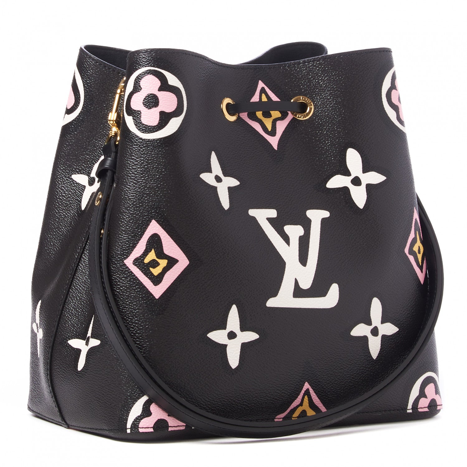 Louis Vuitton Monogram Giant Wild At Heart Neonoe MM Black 3 of 9