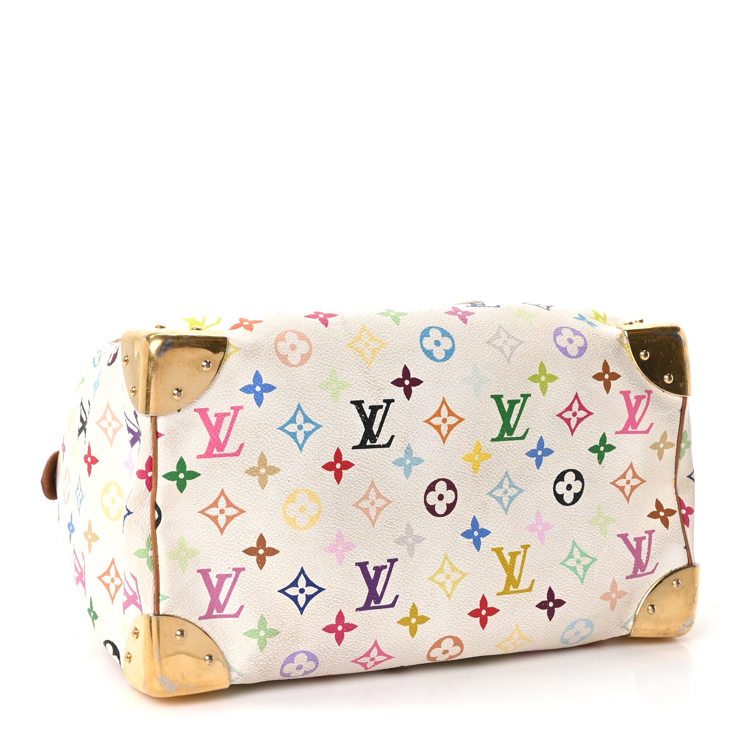 Louis Vuitton Monogram Multicolor Speedy 30 White 4 of 9