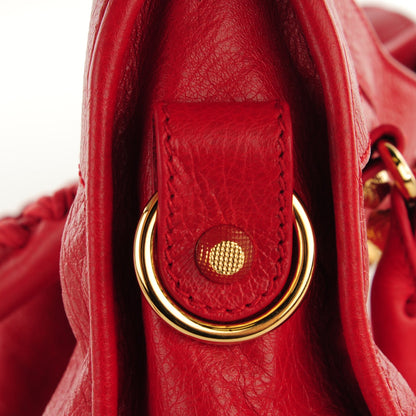 Balenciaga Agneau Giant 12 Gold Hardware City Rouge Lipstick 6 of 12