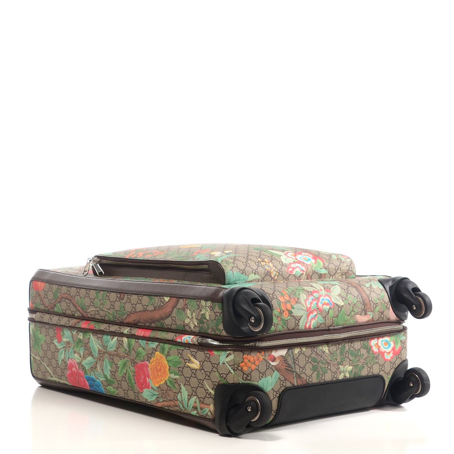 Gucci GG Supreme Monogram Tian Suitcase Beige Multicolor New Acero 4 of 11