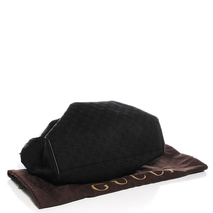 Gucci Monogram Medium Sukey Tote Black 4 of 9