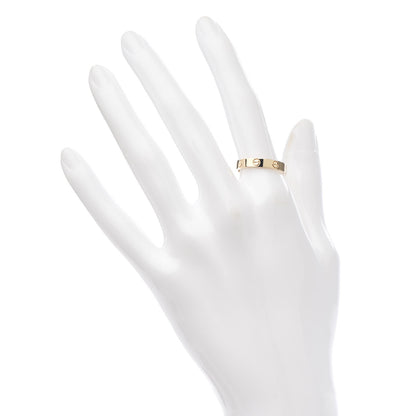 Cartier 18K Yellow Gold 3.5mm LOVE Wedding Band Ring 56 7.5 2 of 5