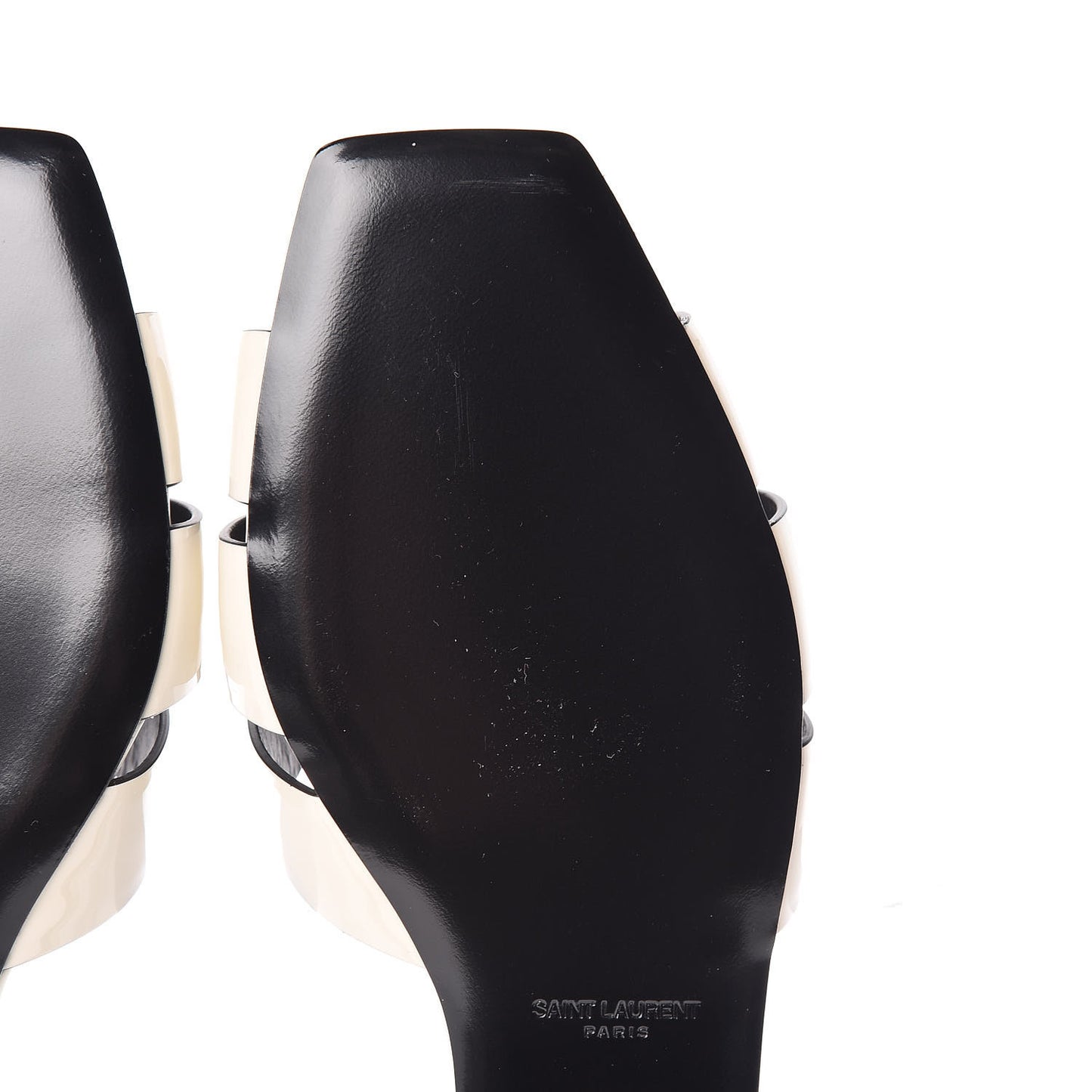 Patent Calfskin Nu Pied 05 Slide Sandals 38.5 Off White