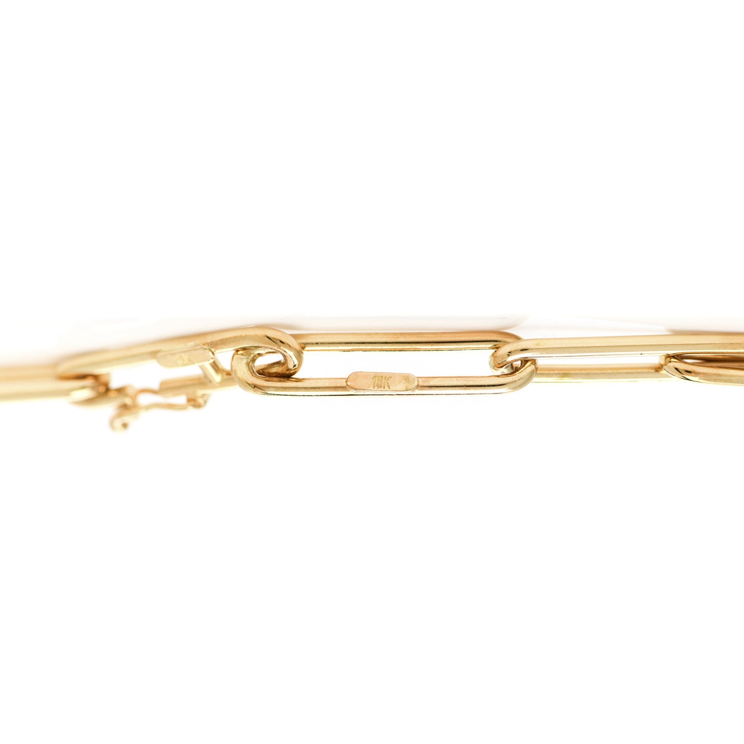 Foundrae 18K Yellow Gold Diamond Large Love Medallion Extended Clip Extension Chain Necklace 6 of 7