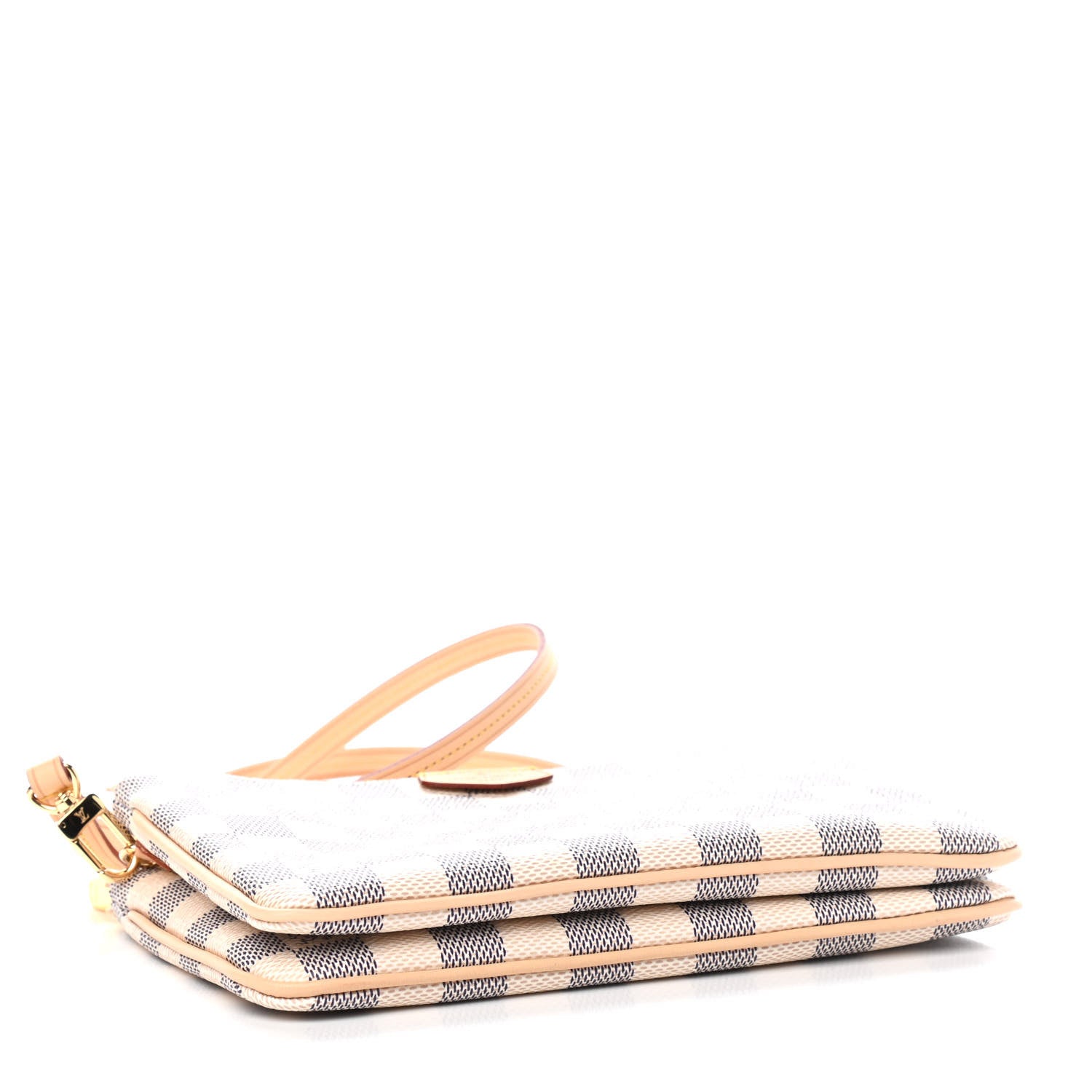 Louis Vuitton Damier Azur Double Zip Pochette 4 of 8