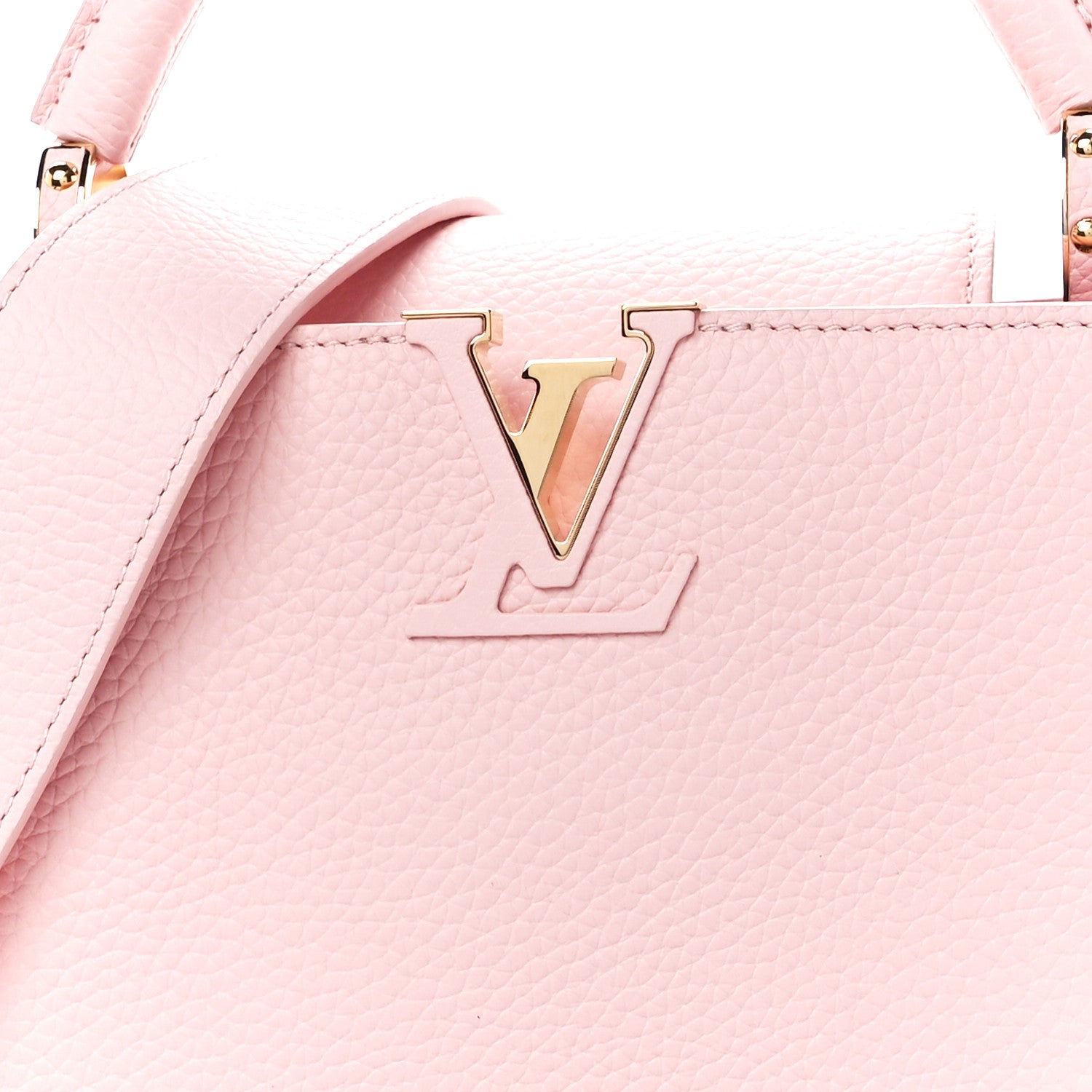 Louis Vuitton Taurillon Capucines BB Rose Jasmin 8 of 10