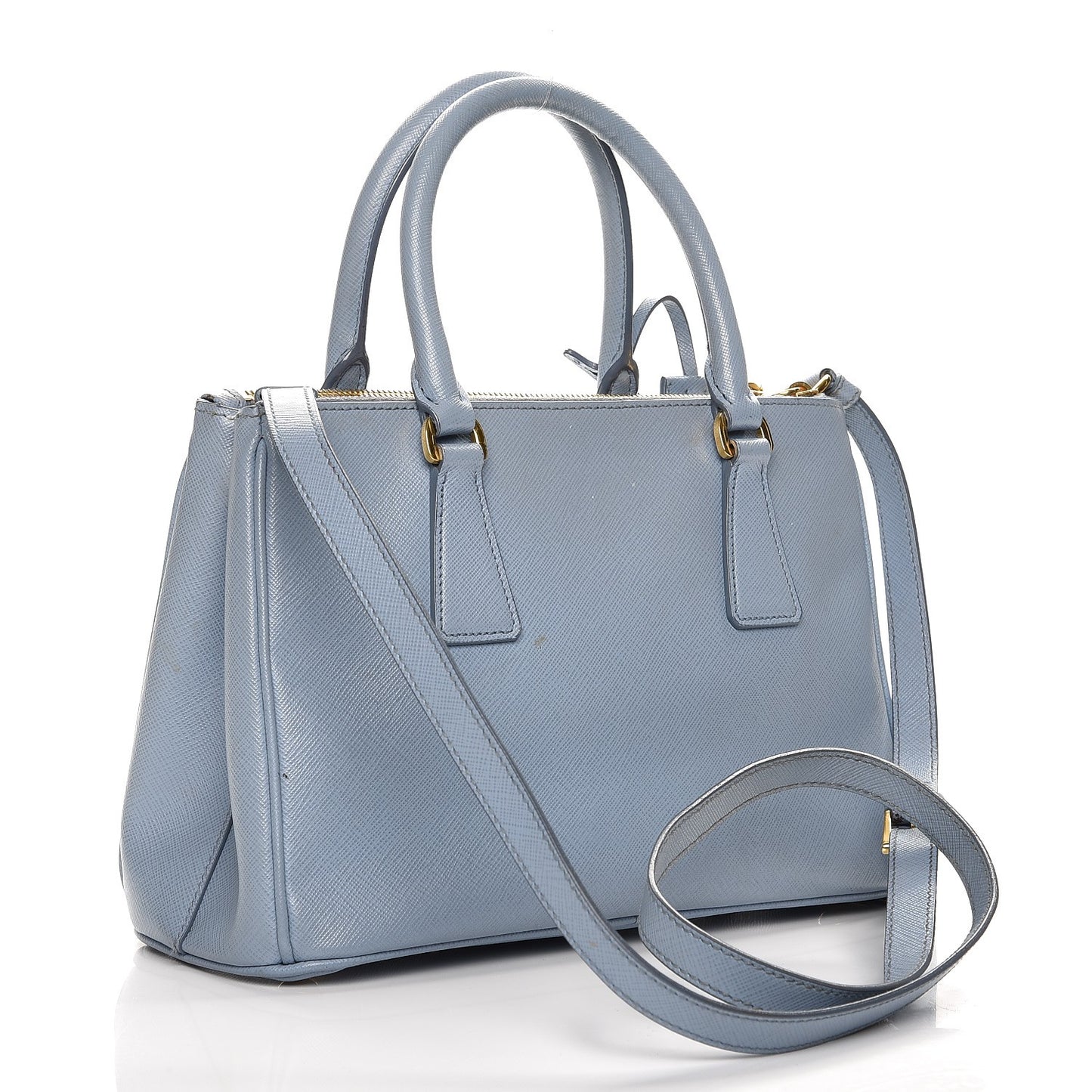 Saffiano Small Galleria Double Zip Tote Astrale