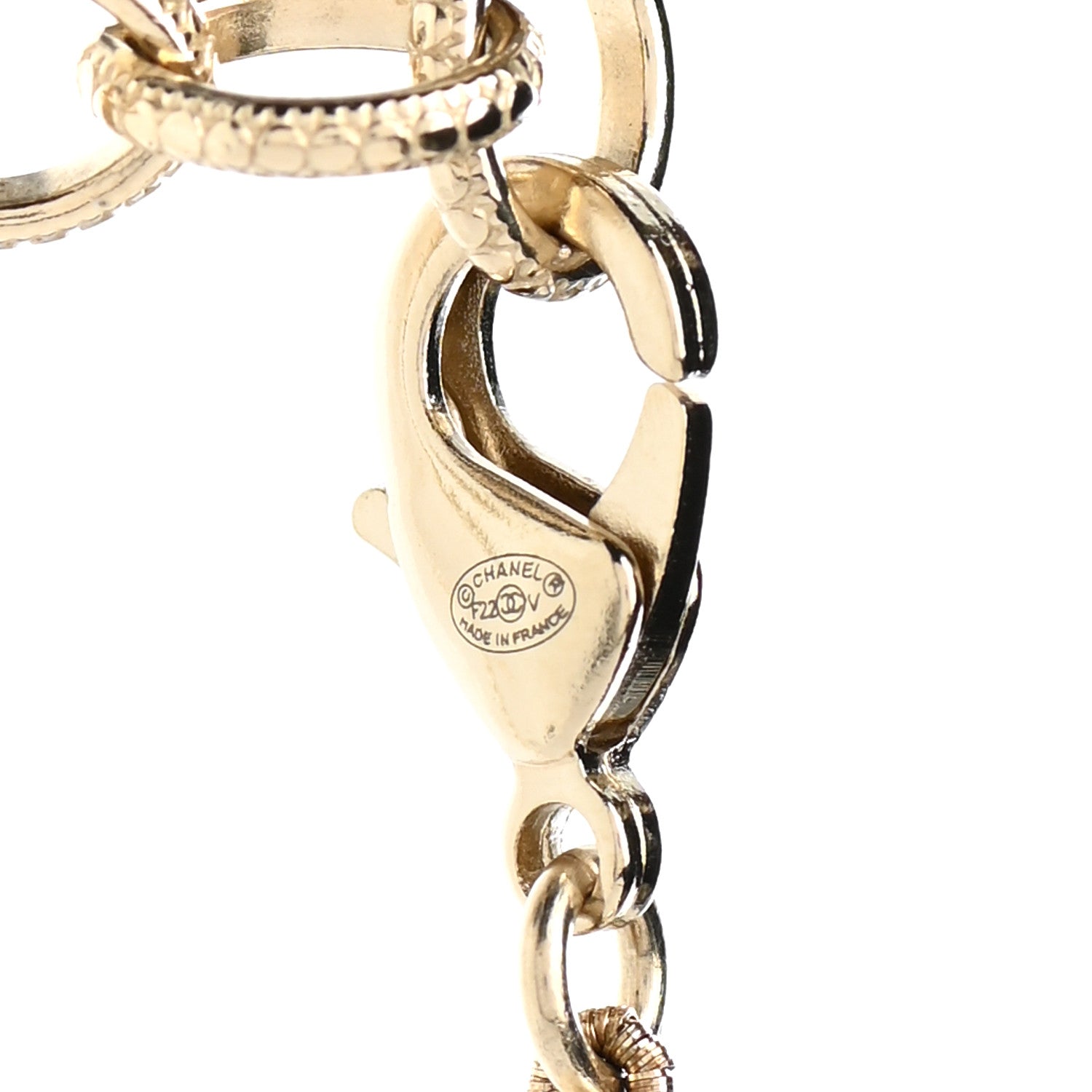 Chanel Pearl CC 100th Anniversary Necklace Light Gold 5 of 6