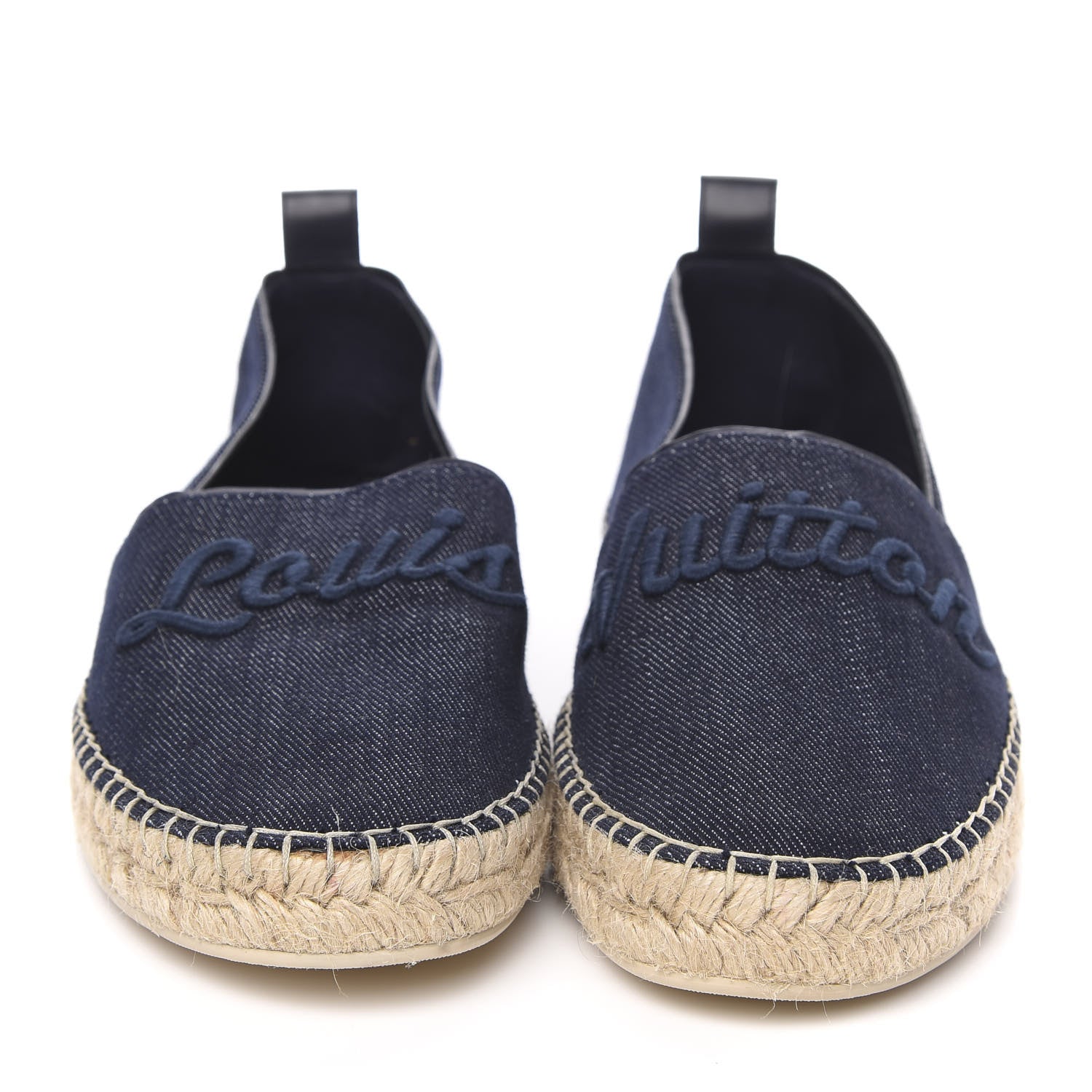 Louis Vuitton Canvas Waterfall Espadrille Flats 40 Marine 2 of 8