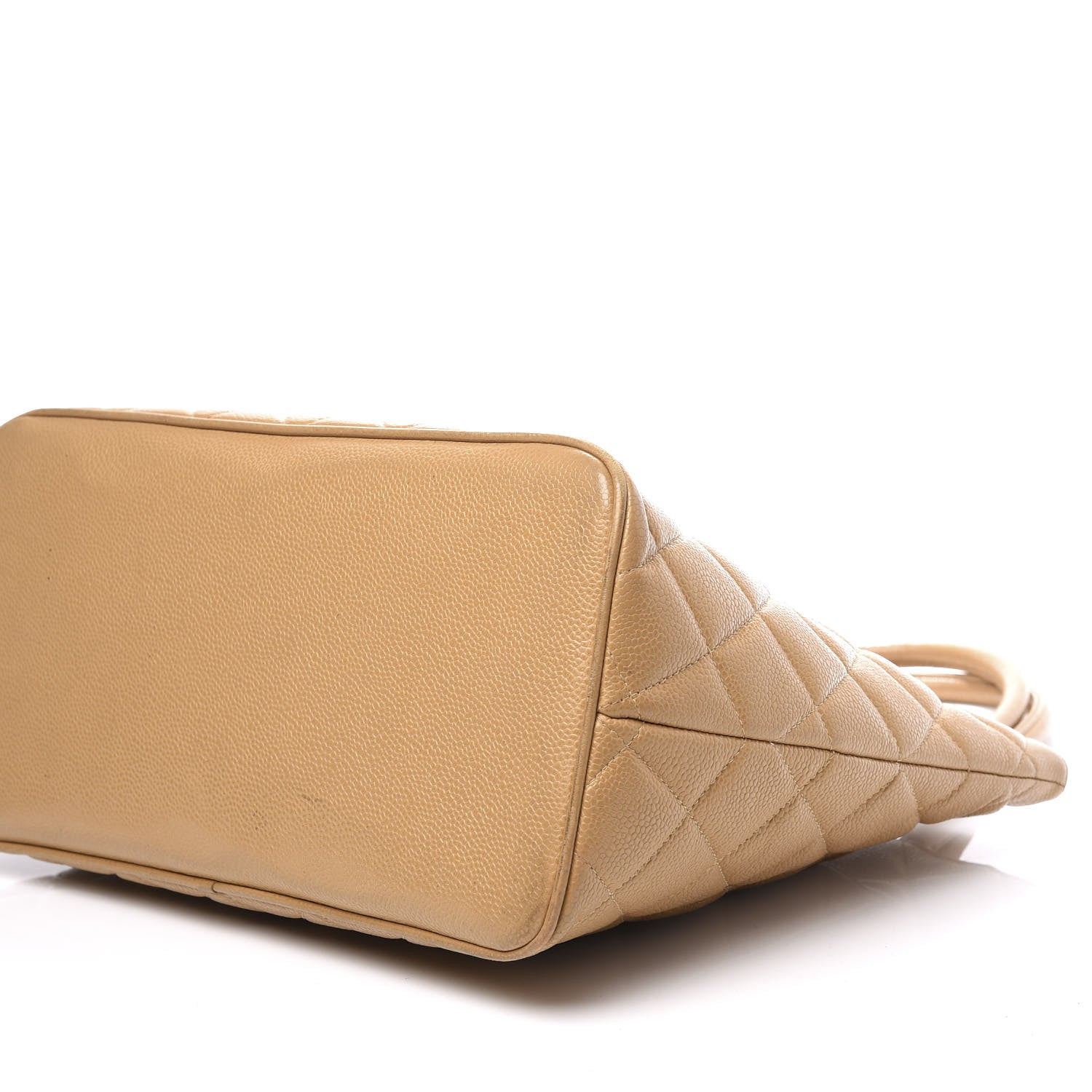Chanel Caviar Quilted Medallion Tote Beige 6 of 11