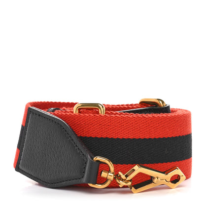 Gucci Canvas Web Shoulder Strap  Red Navy 1 of 4