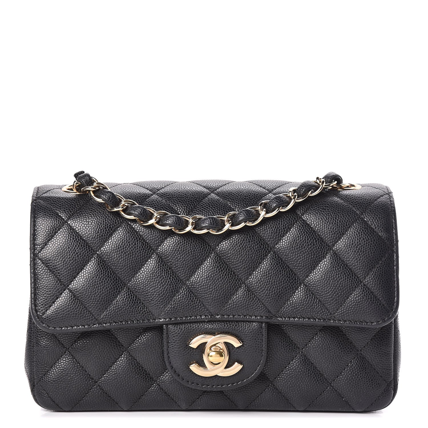 Chanel Caviar Quilted Mini Rectangular Flap Black 1 of 12