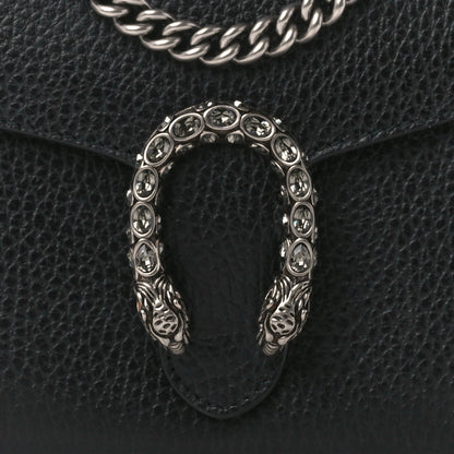Gucci Calfskin Mini Dionysus Chain Wallet Black 8 of 10