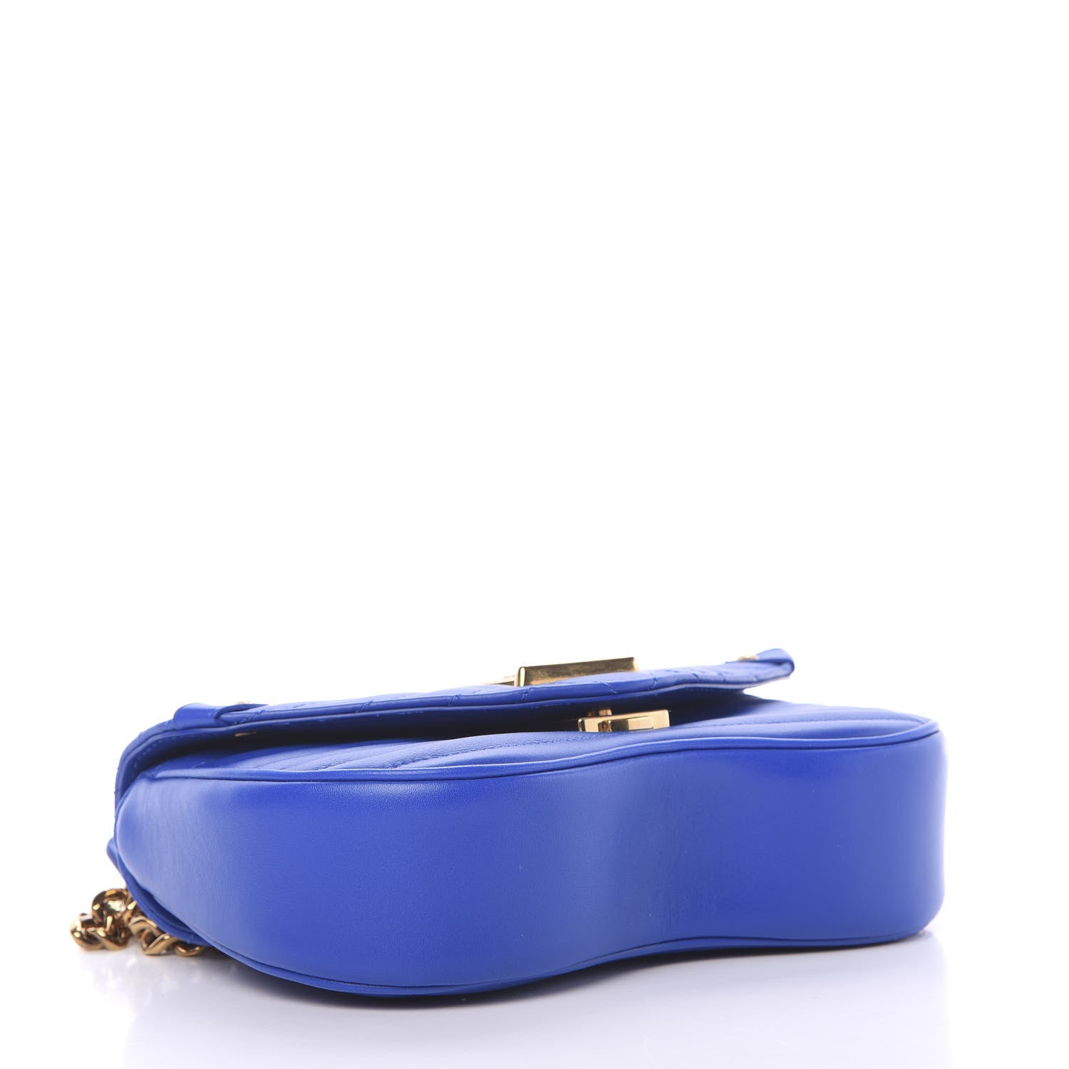 Louis Vuitton Calfskin New Wave Chain PM Blue Neon 3 of 10