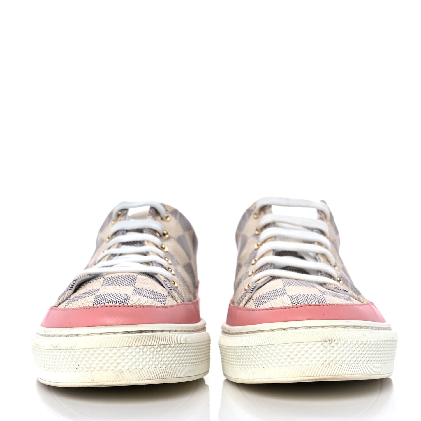 Damier Azur Stellar Sneakers 38 Rose Ballerine