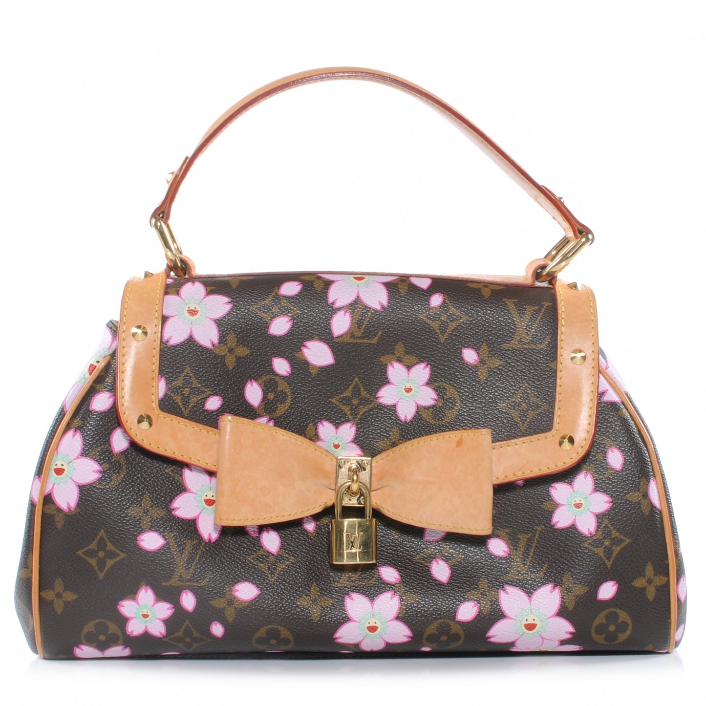 Monogram Cherry Blossom Sac Retro Bag Brown