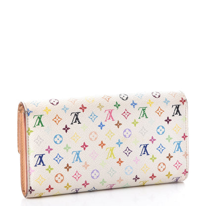 Louis Vuitton Monogram Multicolor Sarah Wallet White 3 of 21