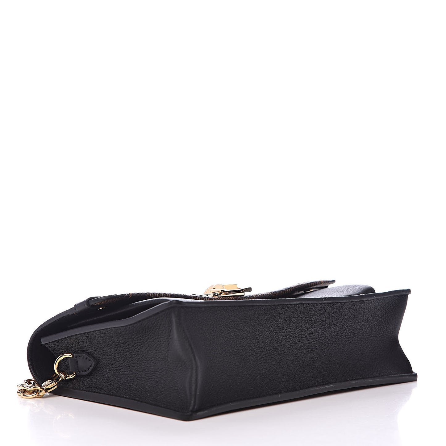 Damier Ebene Vavin Chain Wallet Black