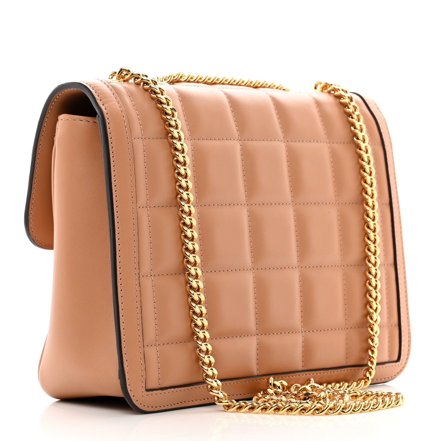 Gucci Calfskin Quilted Small Deco Shoulder Bag Camelia 3 of 11