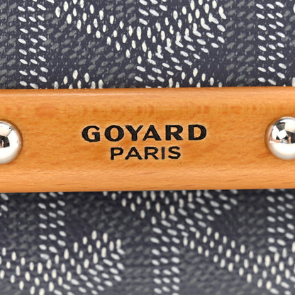 Goyard Goyardine Monte Carlo Bois Clutch With Strap Gray 6 of 9