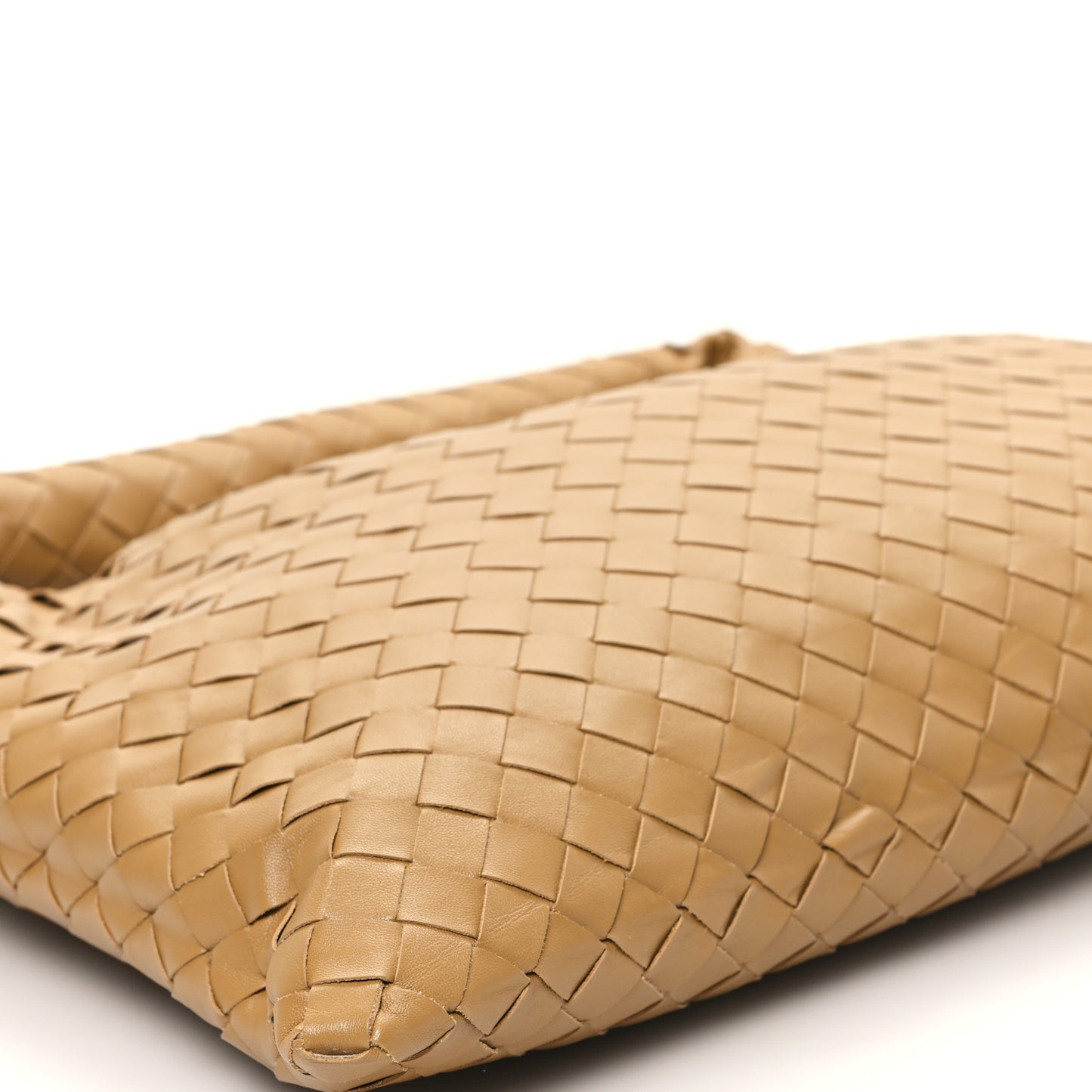 Calfskin Intrecciato Small Hop Dark Praline