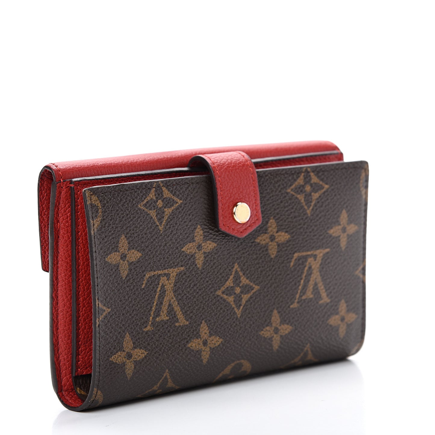 Monogram Pallas Compact Wallet Cherry