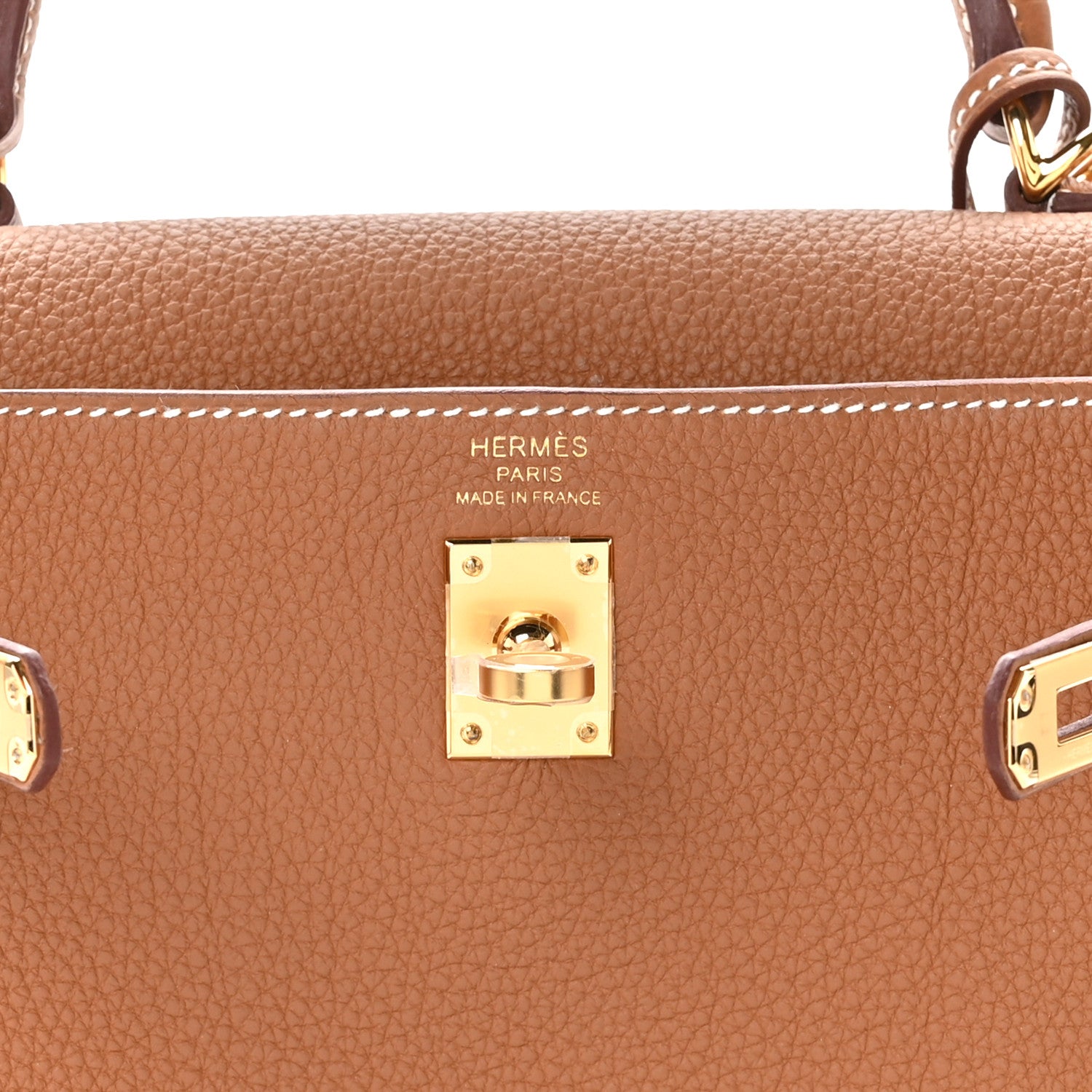 Hermes Togo Kelly Retourne 25 Gold 6 of 11