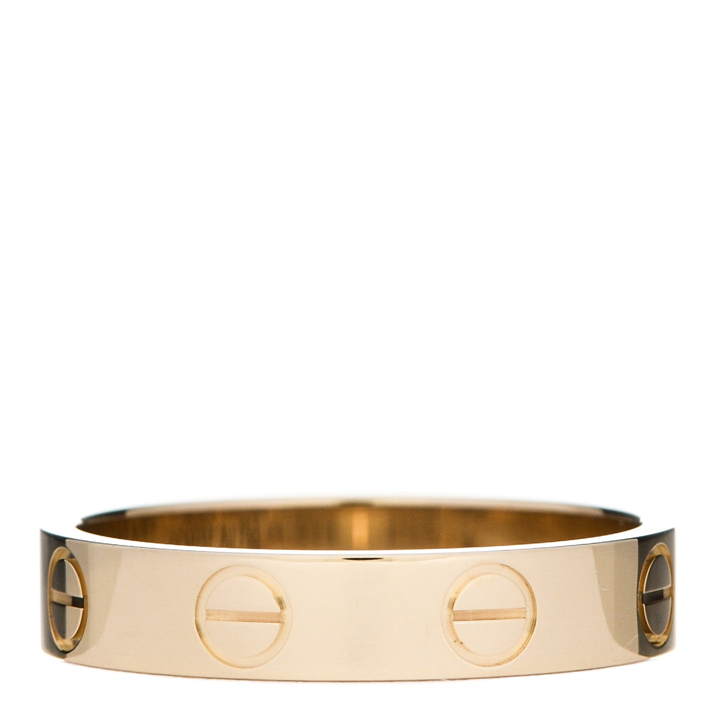 18K Yellow Gold 3.5mm LOVE Wedding Band Ring 50 5.25