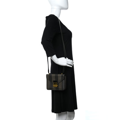 Fendi Pequin Spalmati Crossbody Bag Tobacco 2 of 11