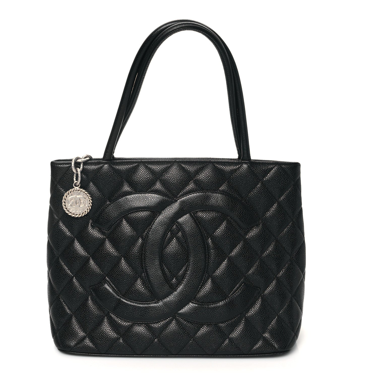 Chanel Caviar Quilted Medallion Tote Black 1 of 13