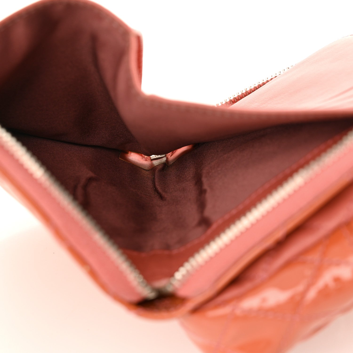 Chanel Patent Brilliant Mini Flap WOC Bag Pink 6 of 14
