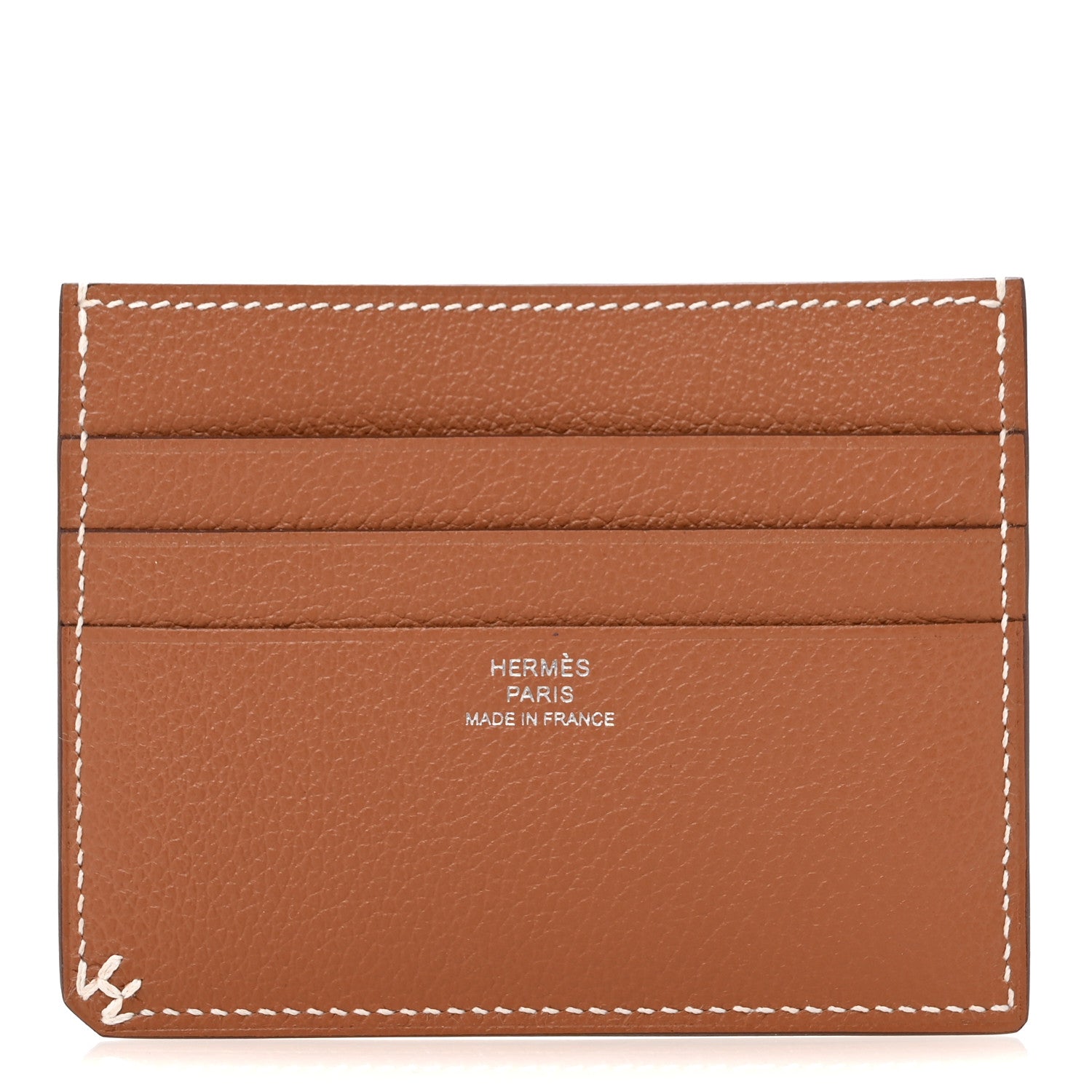Hermes Evercolor H Sellier Card Holder Gold 1 of 8