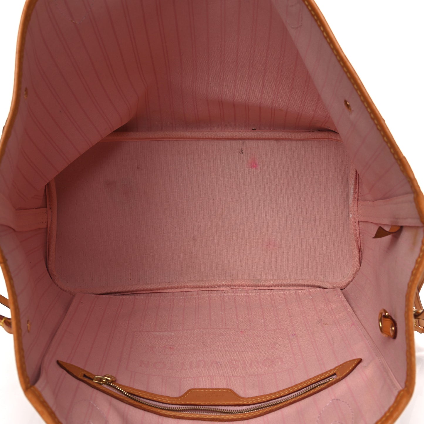 Damier Azur Neo Neverfull MM Rose Ballerine
