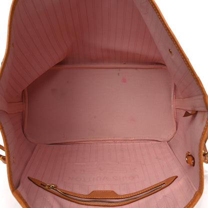 Louis Vuitton Damier Azur Neo Neverfull MM Rose Ballerine 4 of 16