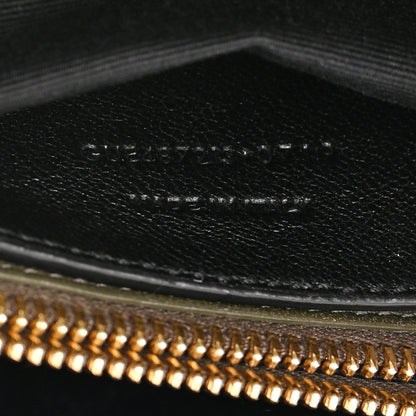 Saint Laurent Sheepskin Matelasse Chevron Monogram Medium College Bag Military Olive 7 of 20