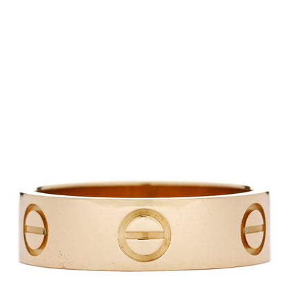 Cartier 18K Yellow Gold 5.5mm LOVE Ring 53 6.5 3 of 4