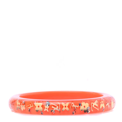 Louis Vuitton Resin Swarovski Medium Inclusion Bracelet PM Orange Sunset 1 of 5