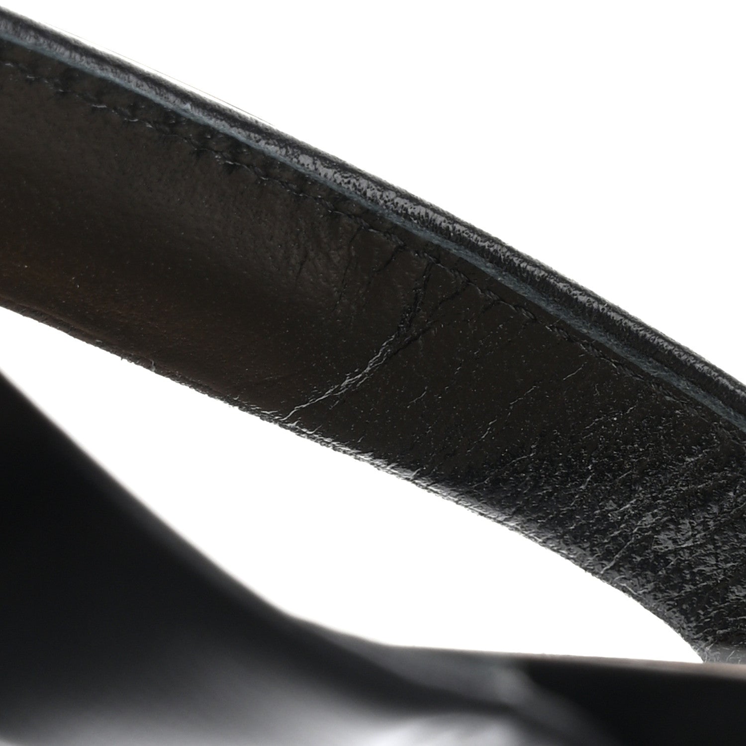 Christian Louboutin Nappa Choc Lock Flats 37 Black 9 of 9