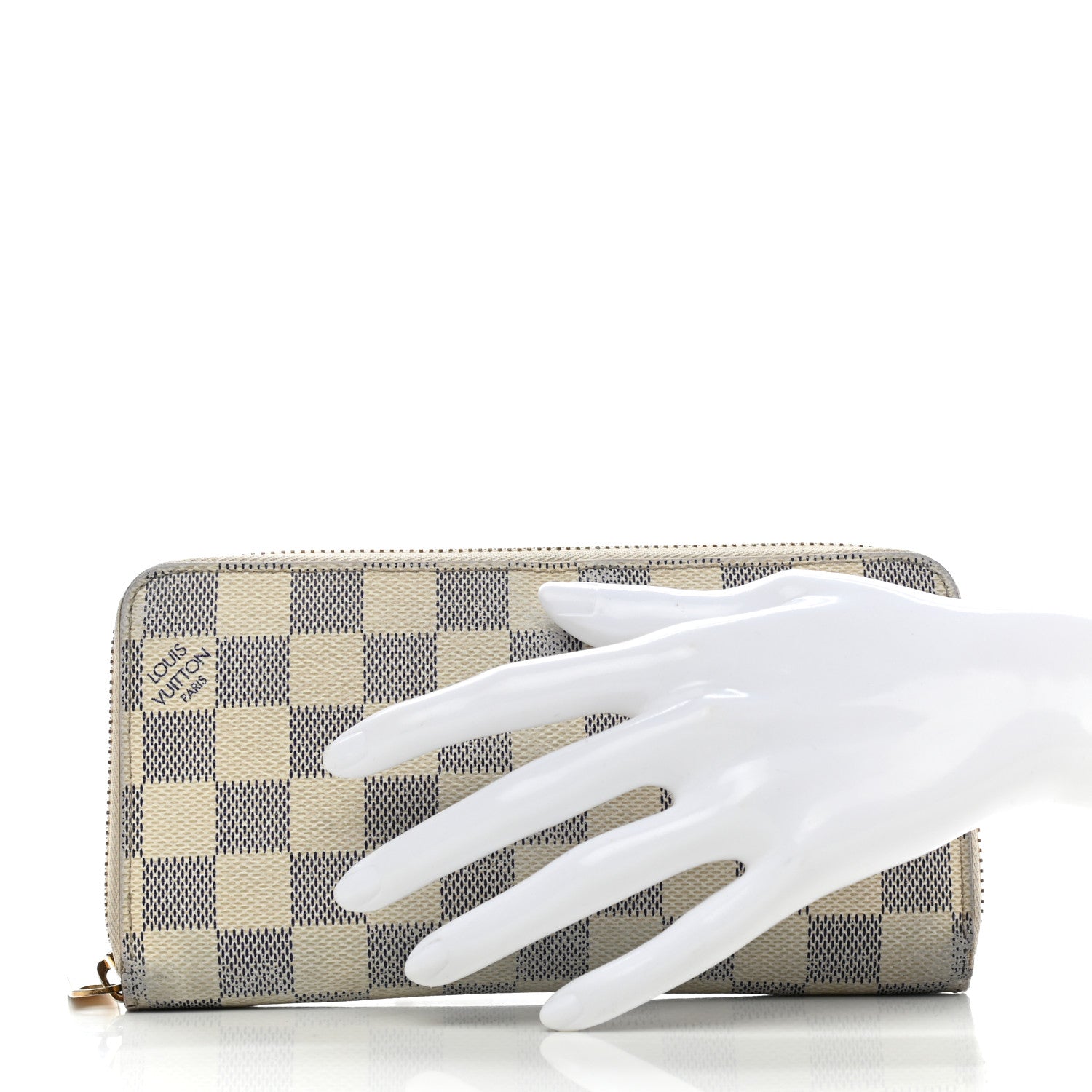 Louis Vuitton Damier Azur Zippy Wallet 2 of 12